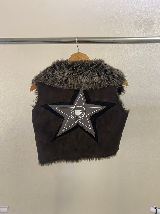 Fur All Seeing Eye Vest