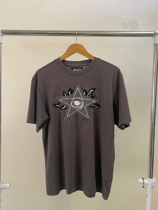 All Seeing Eye Shadow Striped Tee