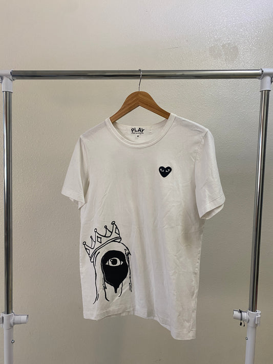 CDG x RõG White Shortsleeve