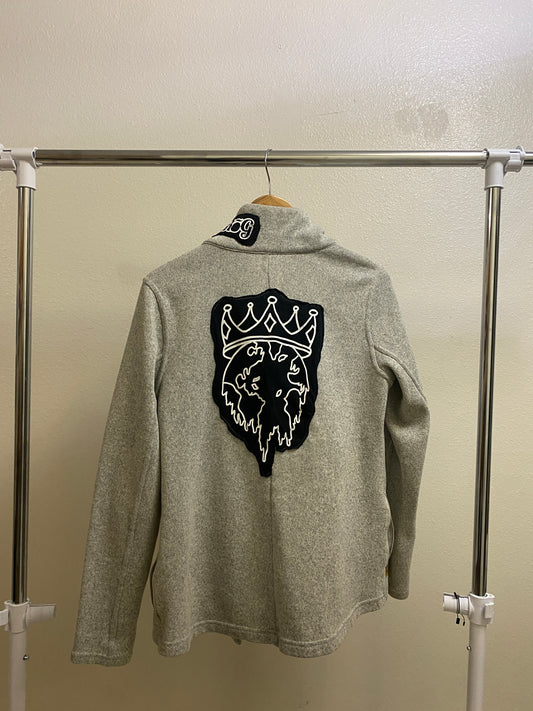 Grey Turtle Neck RõG World Jacket