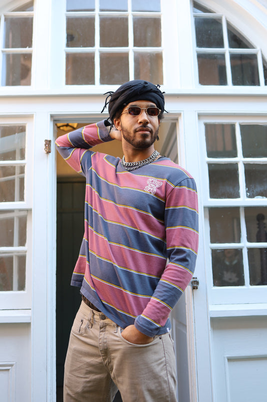 Heavyweight striped Gõing RõG Longsleeve