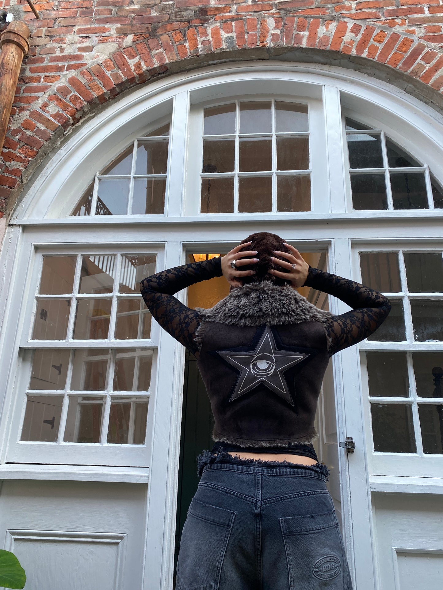 Fur All Seeing Eye Vest