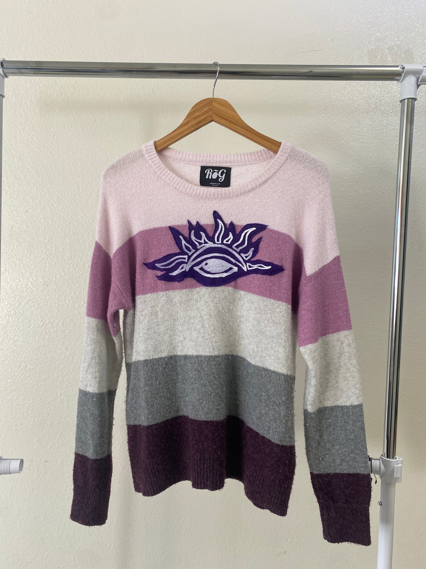 Purple Eye to the Sunrise Sweater
