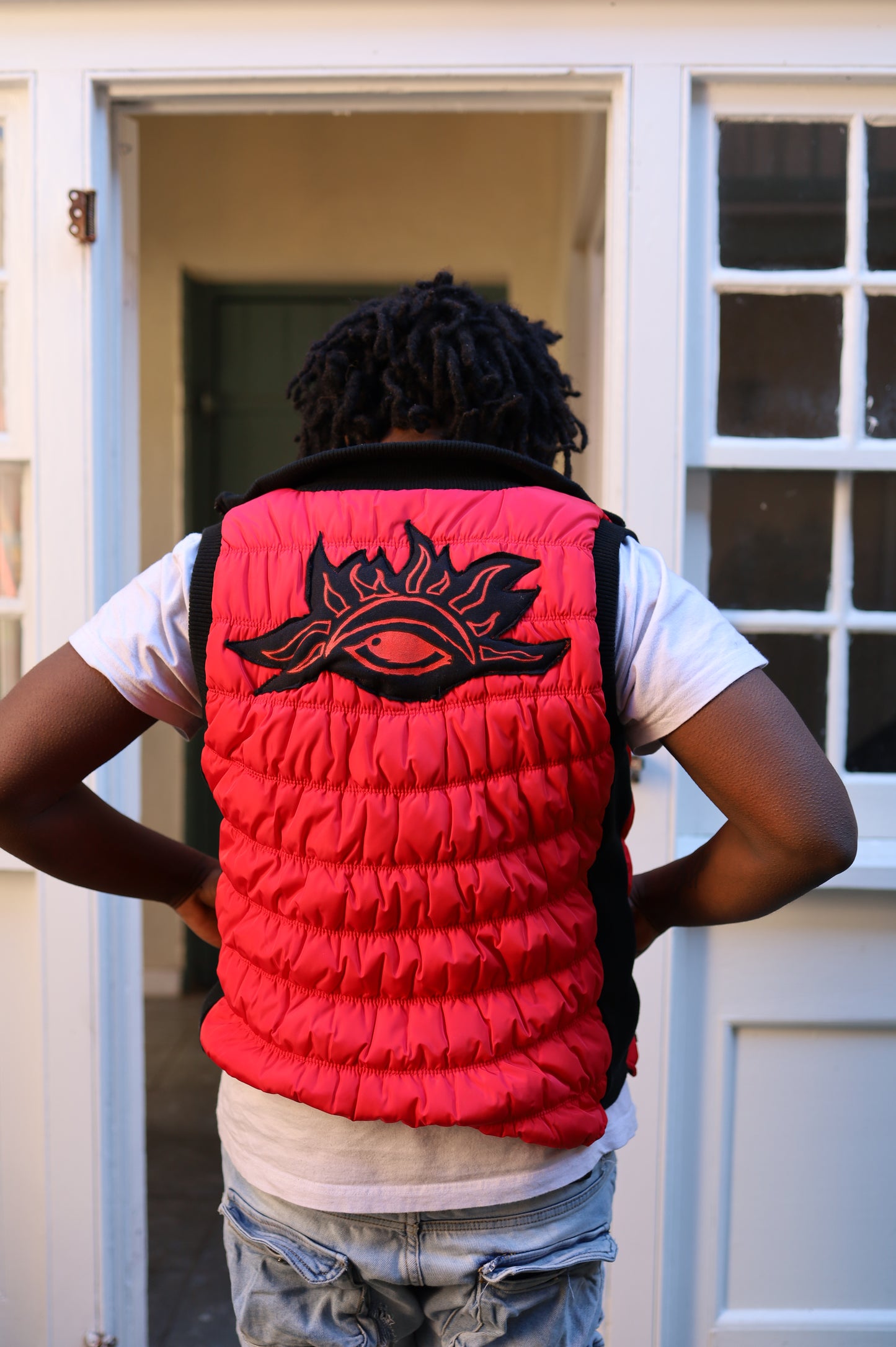 Red Eye to the Sunrise Puffer Vest