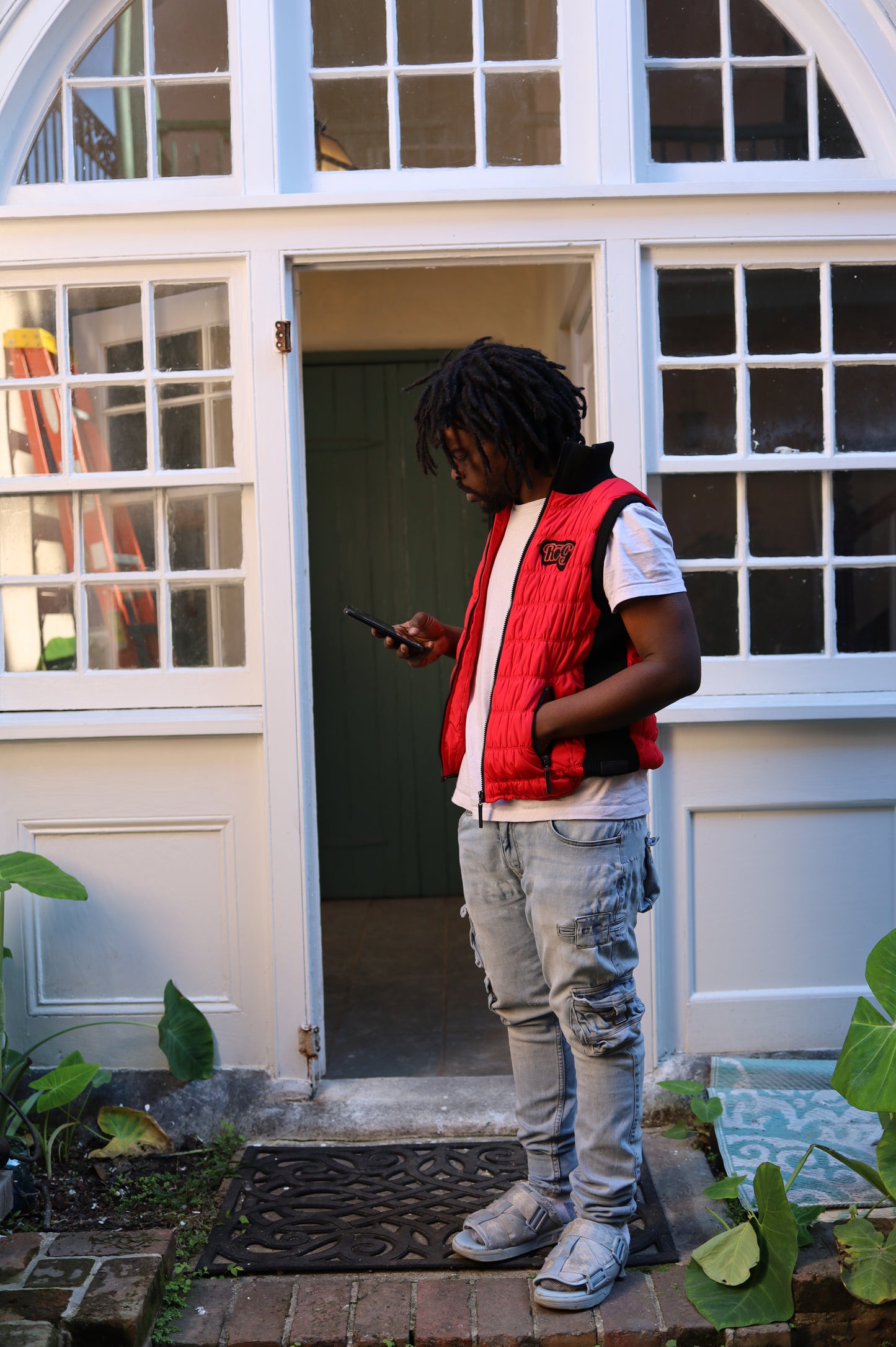 Red Eye to the Sunrise Puffer Vest