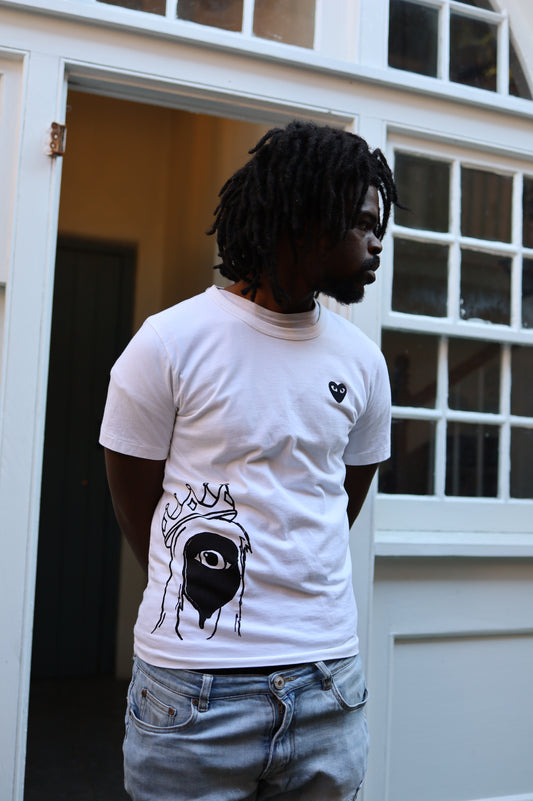 CDG x RõG White Shortsleeve