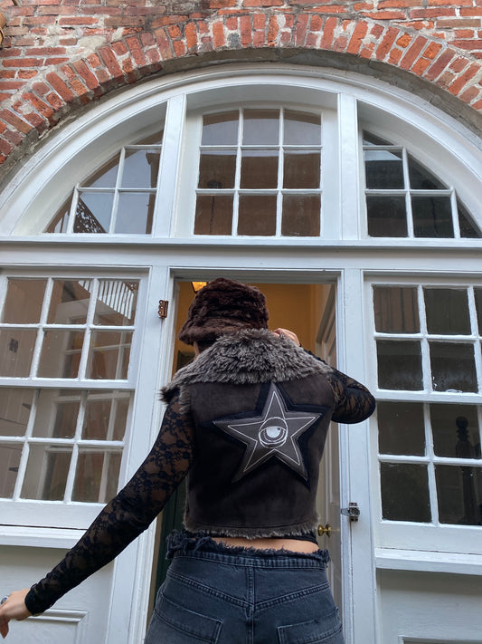 Fur All Seeing Eye Vest